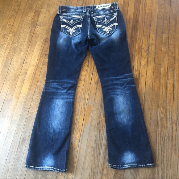 Rock Revival Elaina Boot Dark Wash Bootcut Jeans. Size 27 - Picture 5 of 16